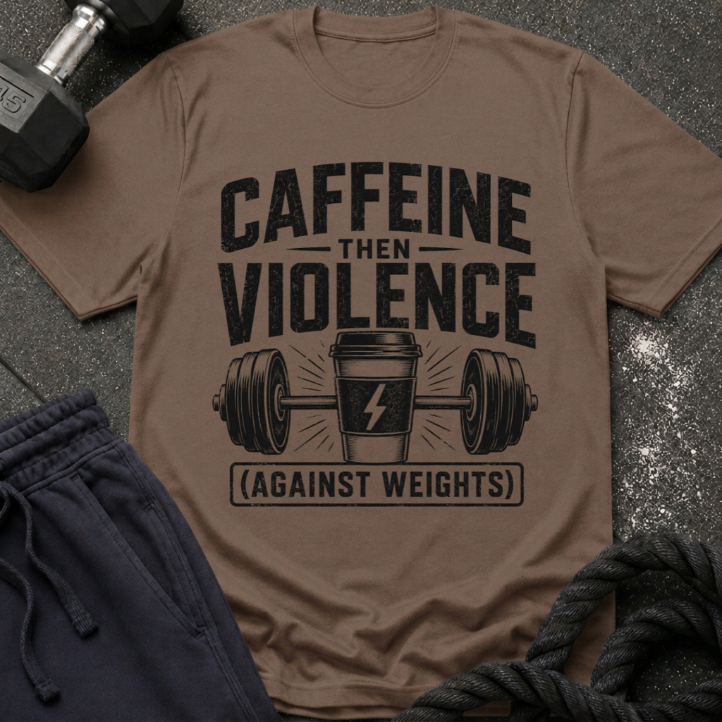 Caffeine Then Violence T-Shirt