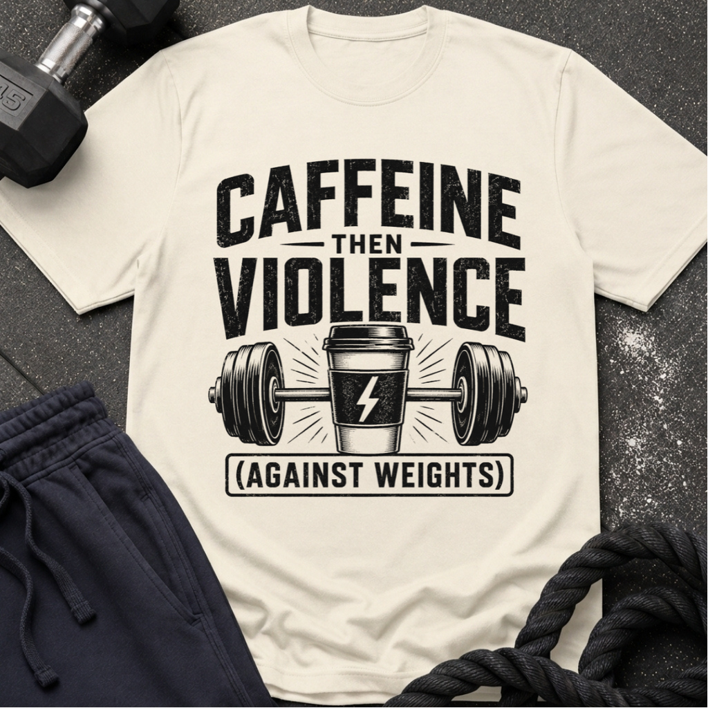 Caffeine Then Violence T-Shirt