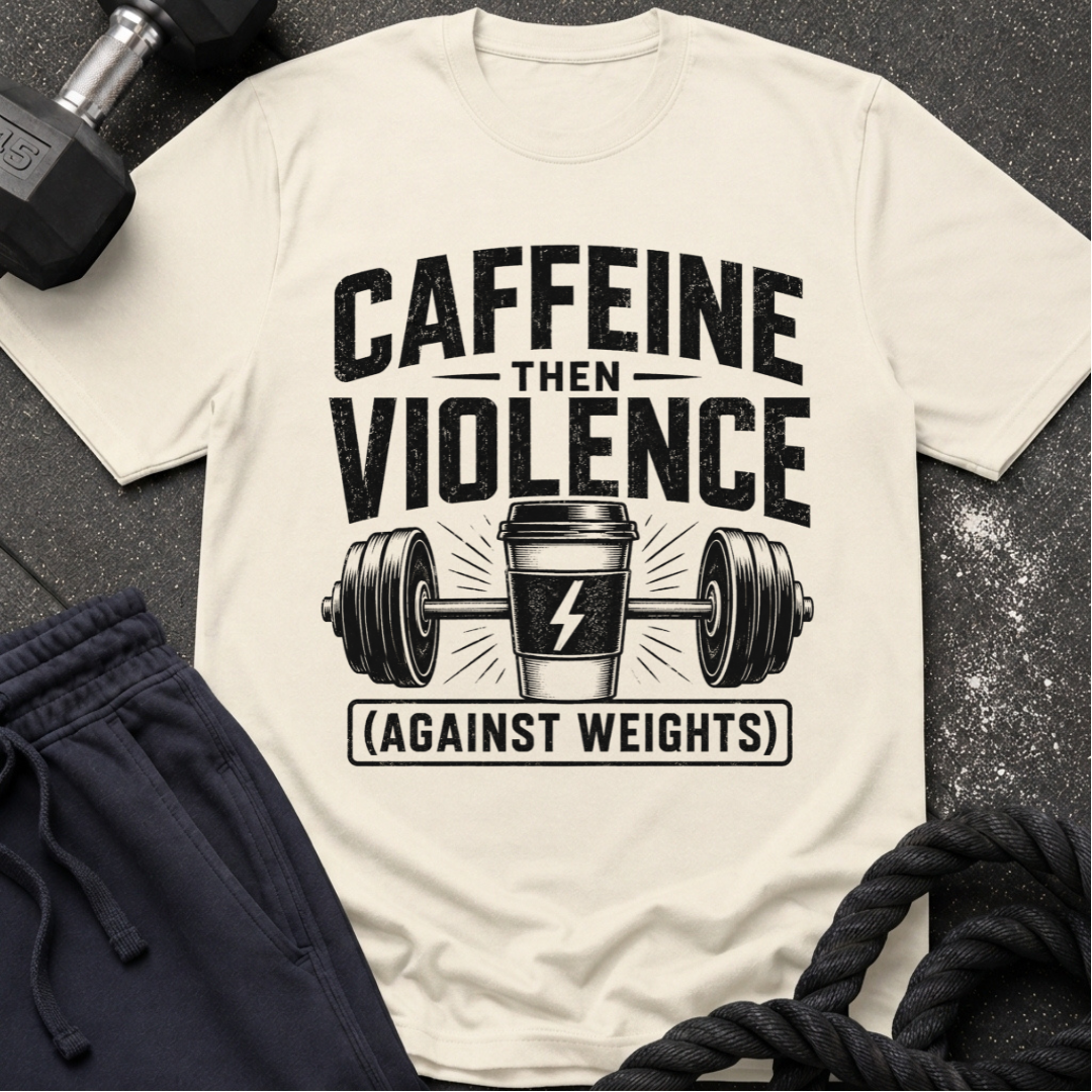 Caffeine Then Violence T-Shirt