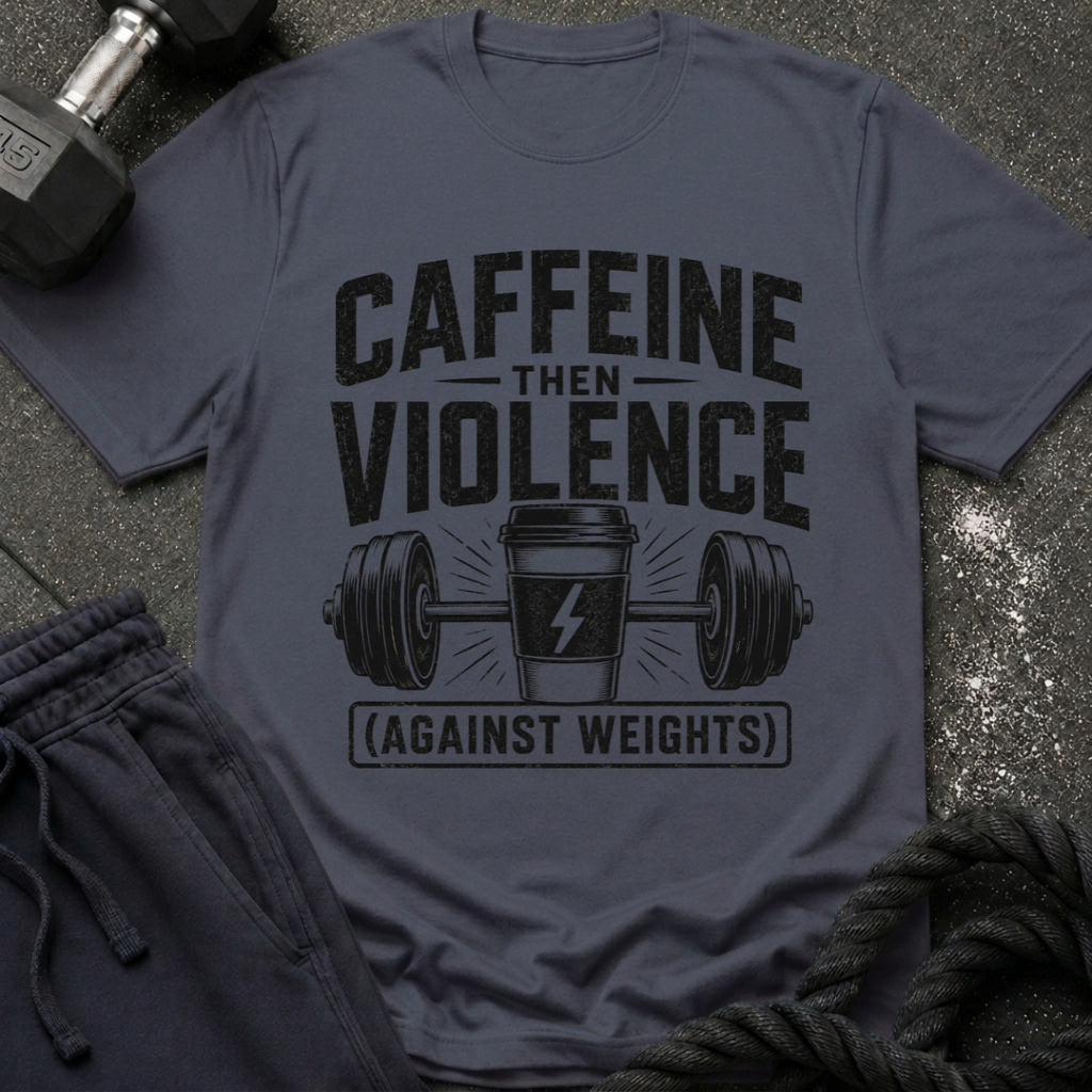 Caffeine Then Violence T-Shirt