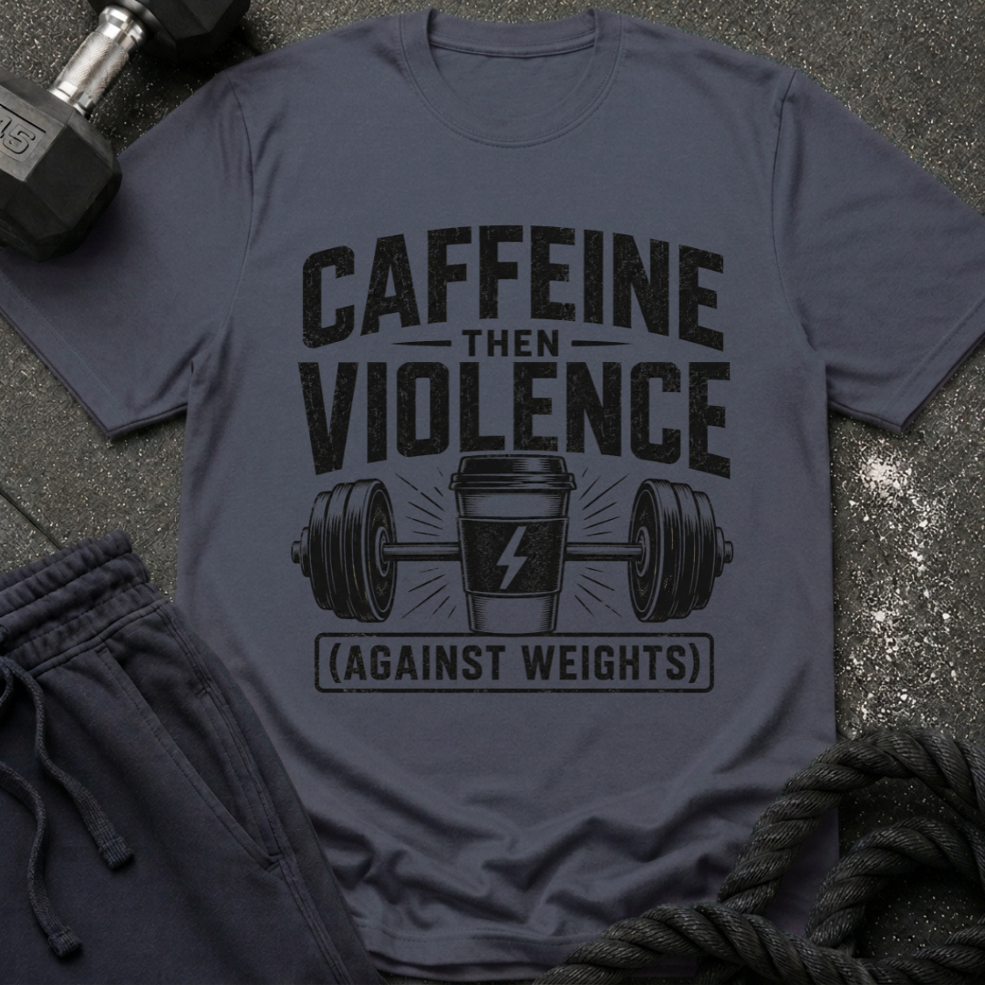 Caffeine Then Violence T-Shirt