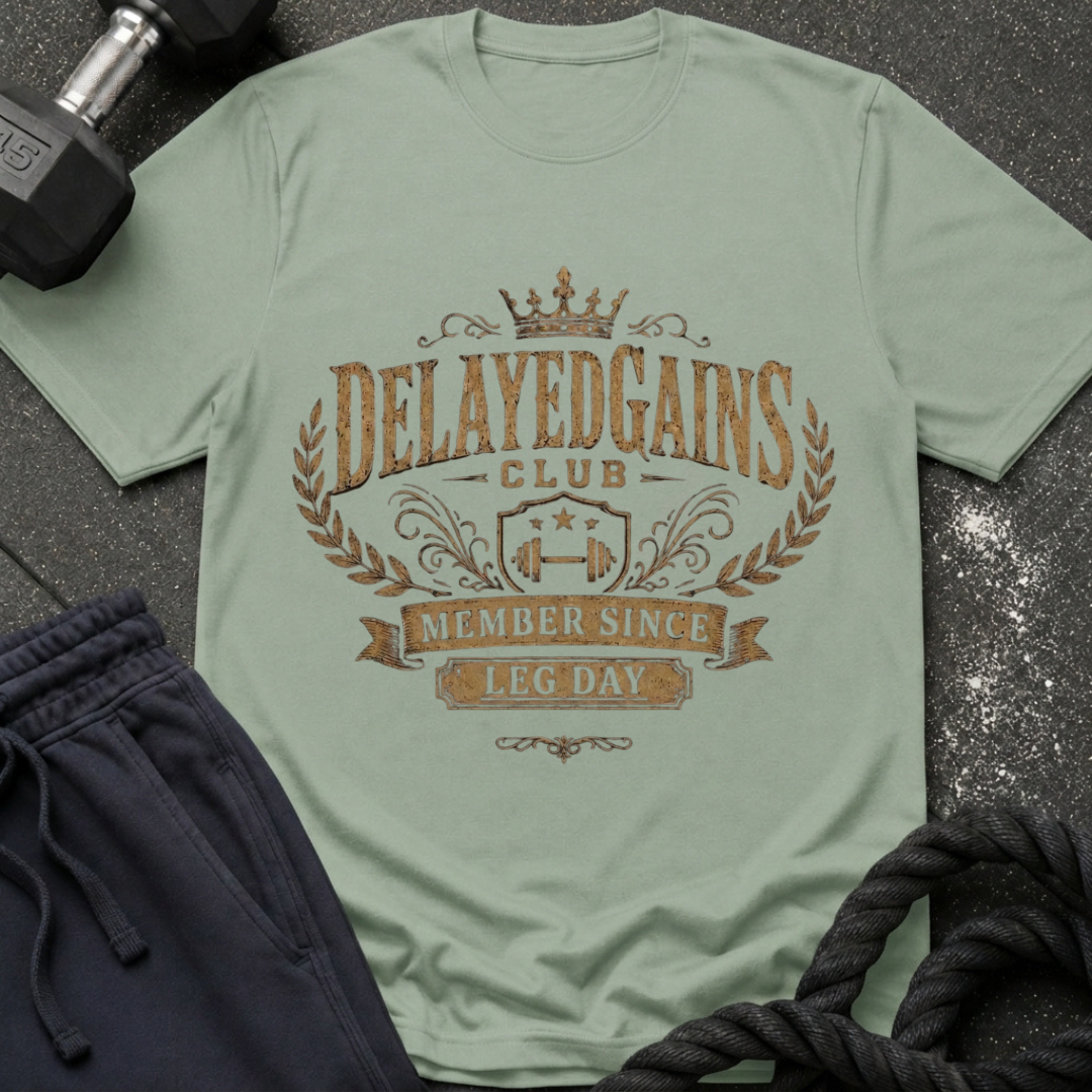 Delayed Gains Club/Member Since Leg Day T-Shirt