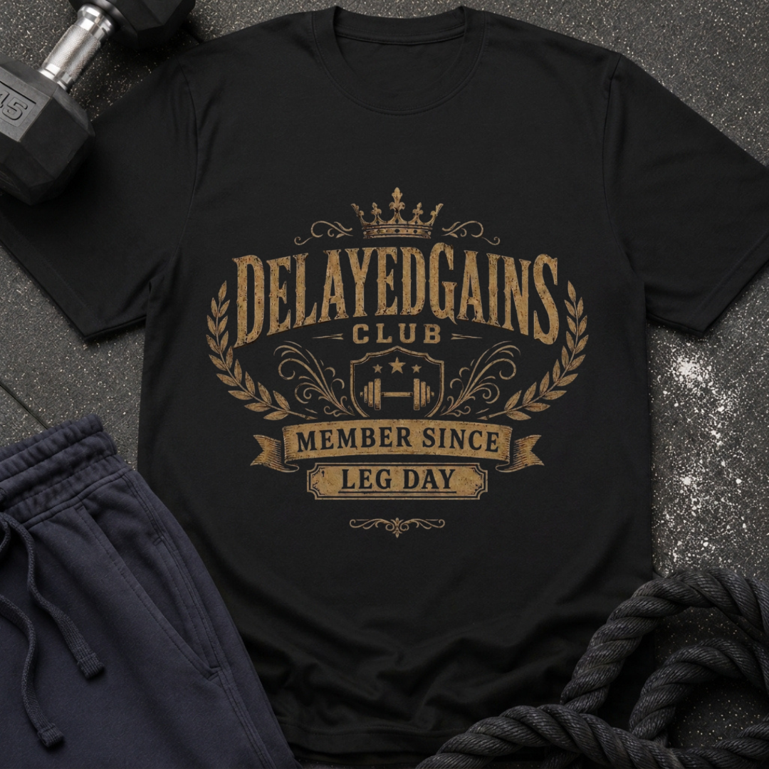 Delayed Gains Club/Member Since Leg Day T-Shirt