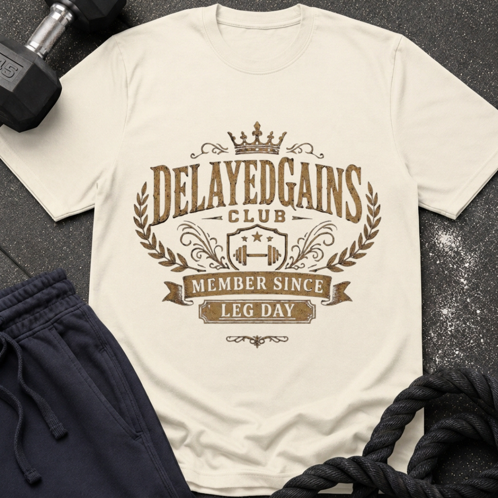 Delayed Gains Club/Member Since Leg Day T-Shirt
