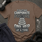 Fighting Corporate Posture T-Shirt