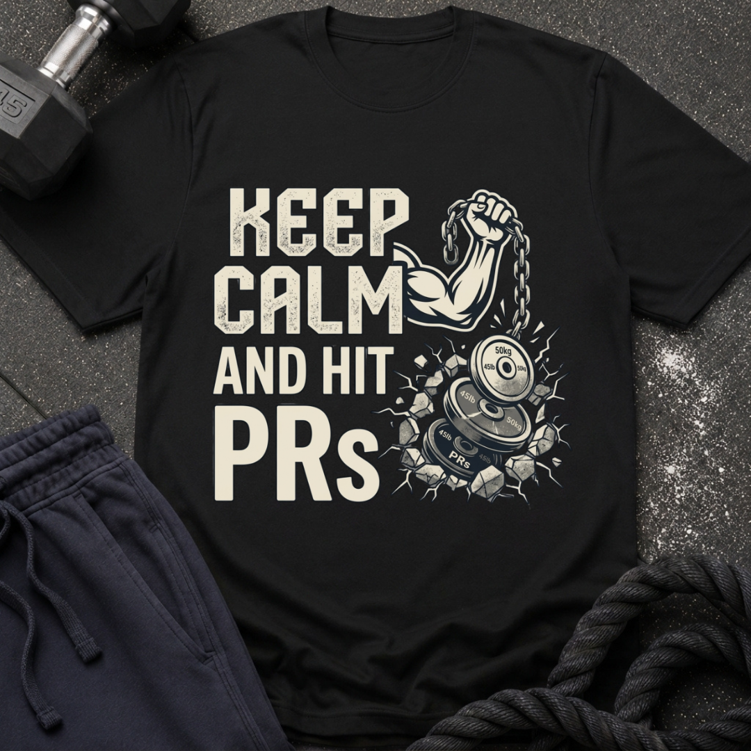 Keep Calm and Hit PRs T-Shirt