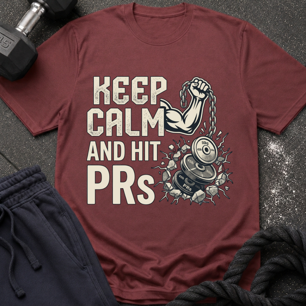 Keep Calm and Hit PRs T-Shirt