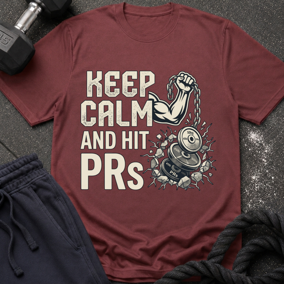 Keep Calm and Hit PRs T-Shirt