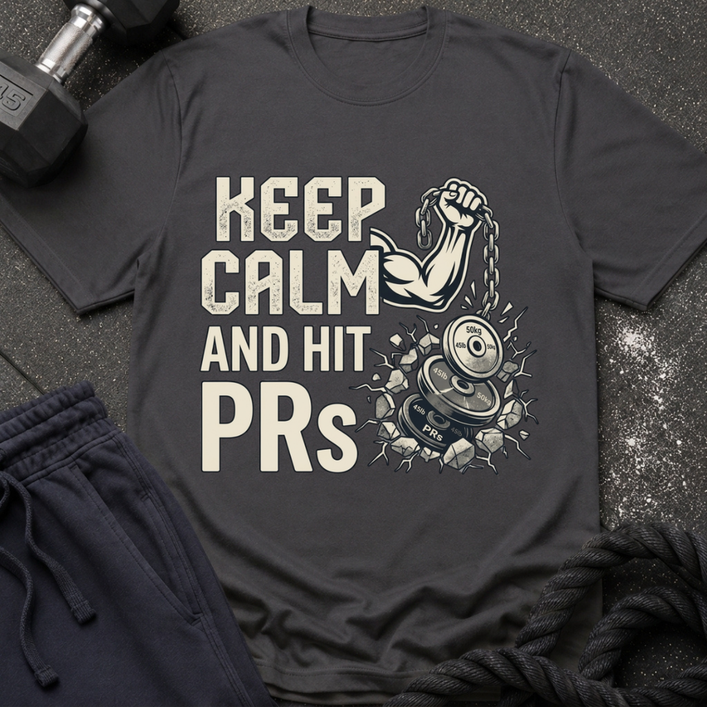 Keep Calm and Hit PRs T-Shirt