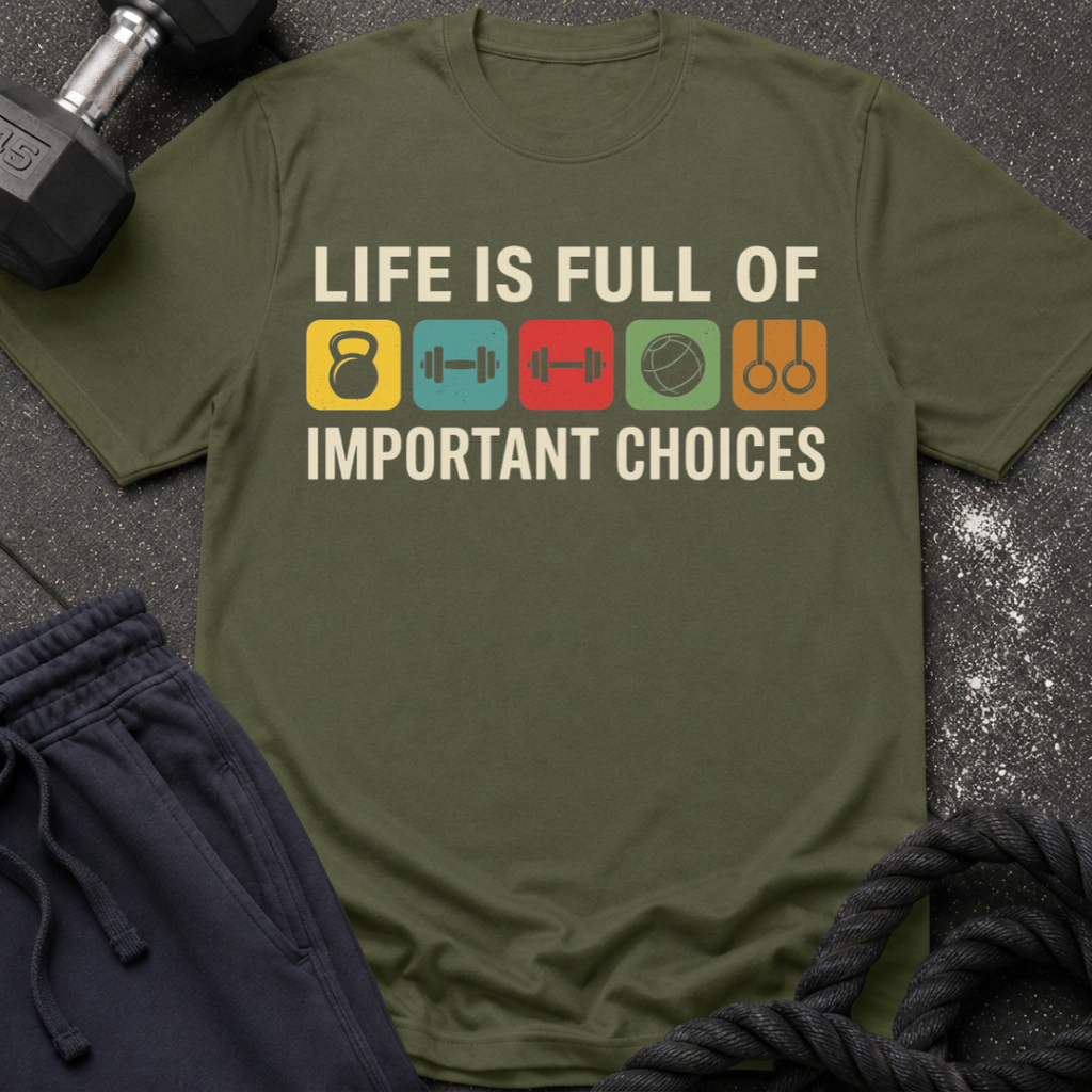 Life Is Full of Important Choices T-Shirt