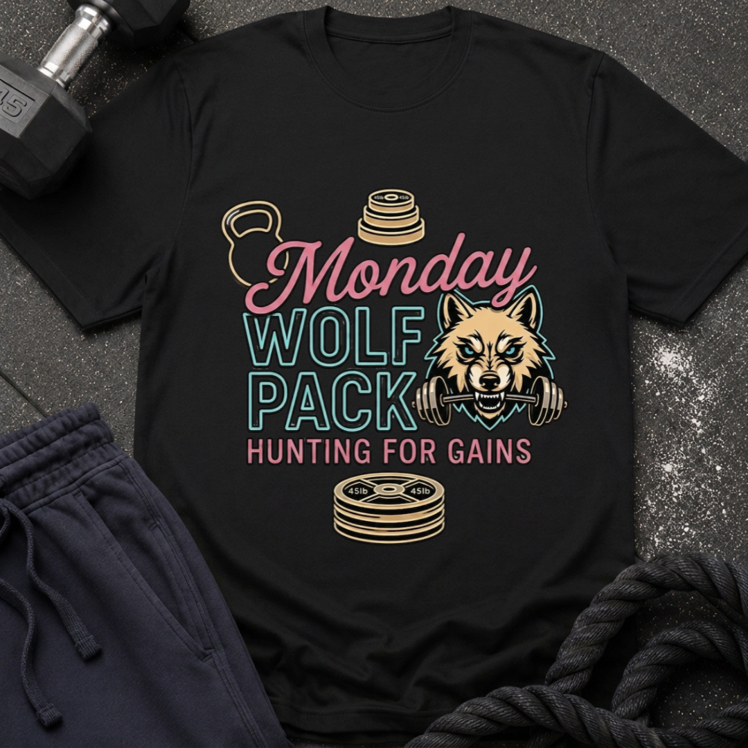 Monday Wolf Pack T‑Shirt