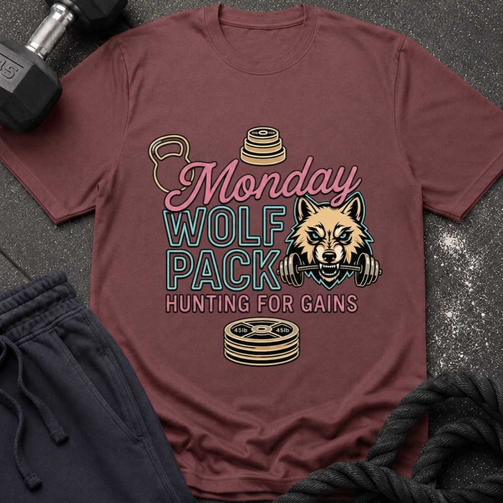 Monday Wolf Pack T‑Shirt
