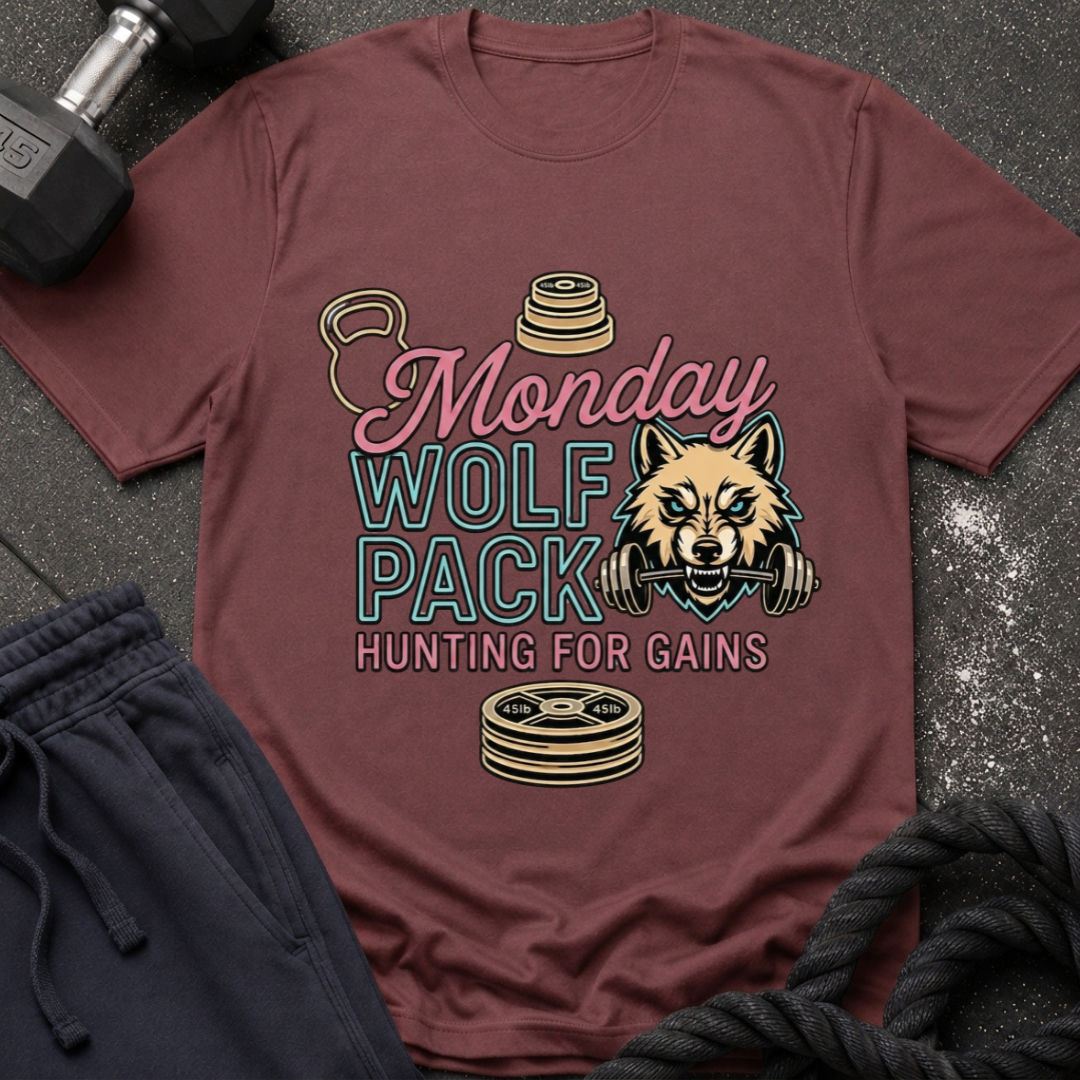 Monday Wolf Pack T‑Shirt