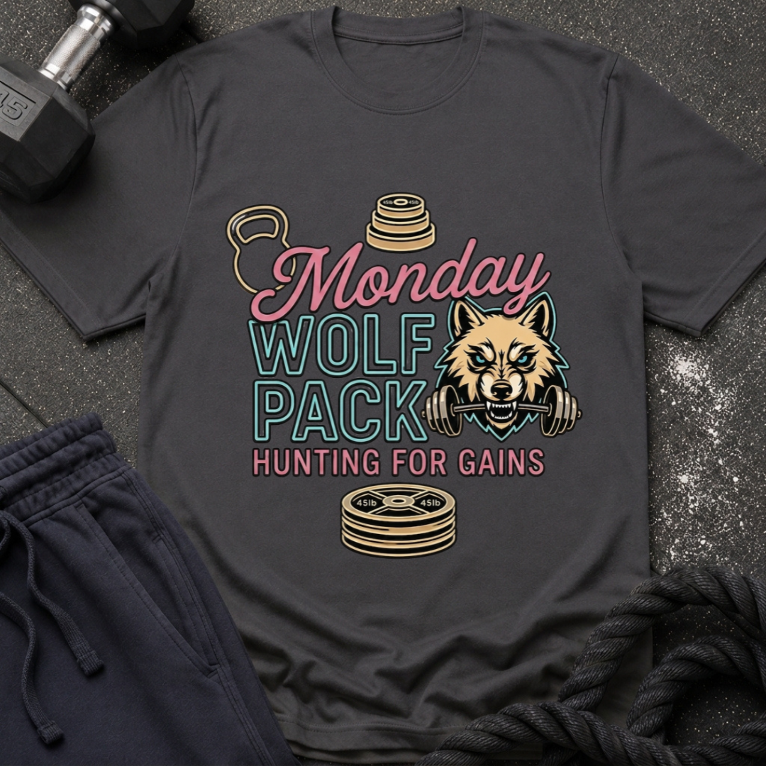 Monday Wolf Pack T‑Shirt
