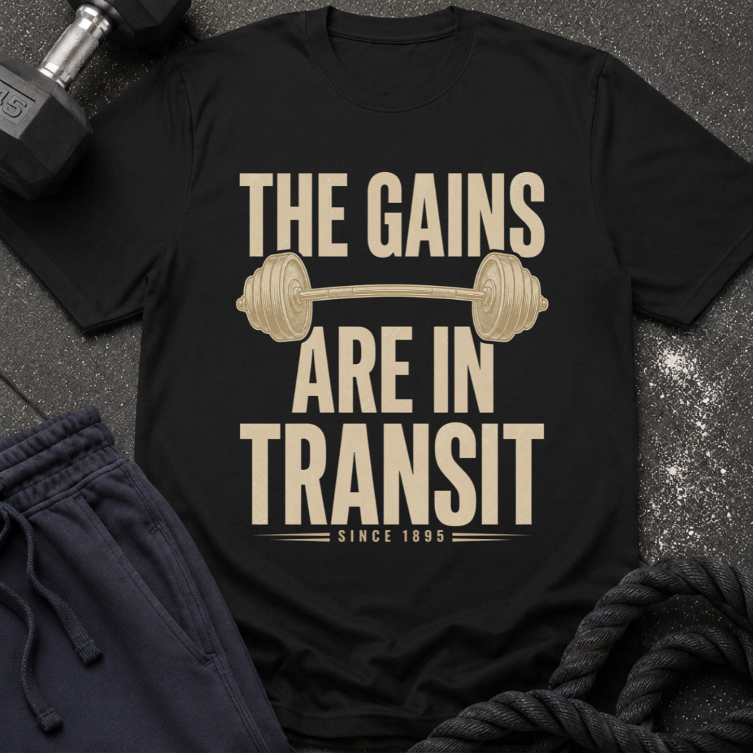 The Gains Are In Transit T-Shirt