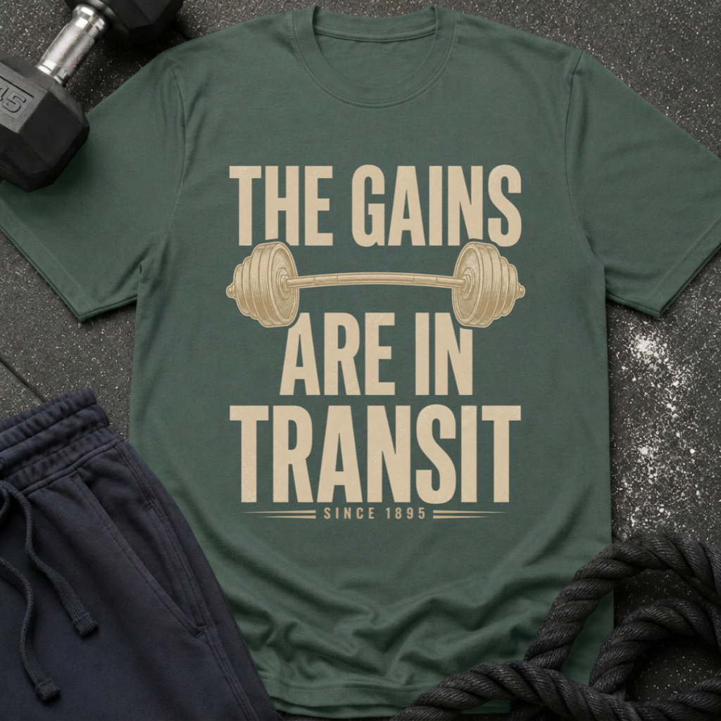 The Gains Are In Transit T-Shirt