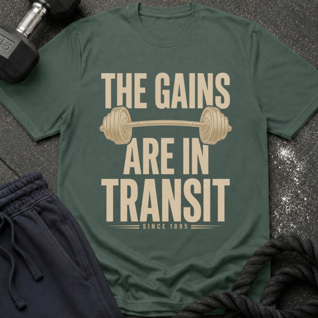 The Gains Are In Transit T-Shirt