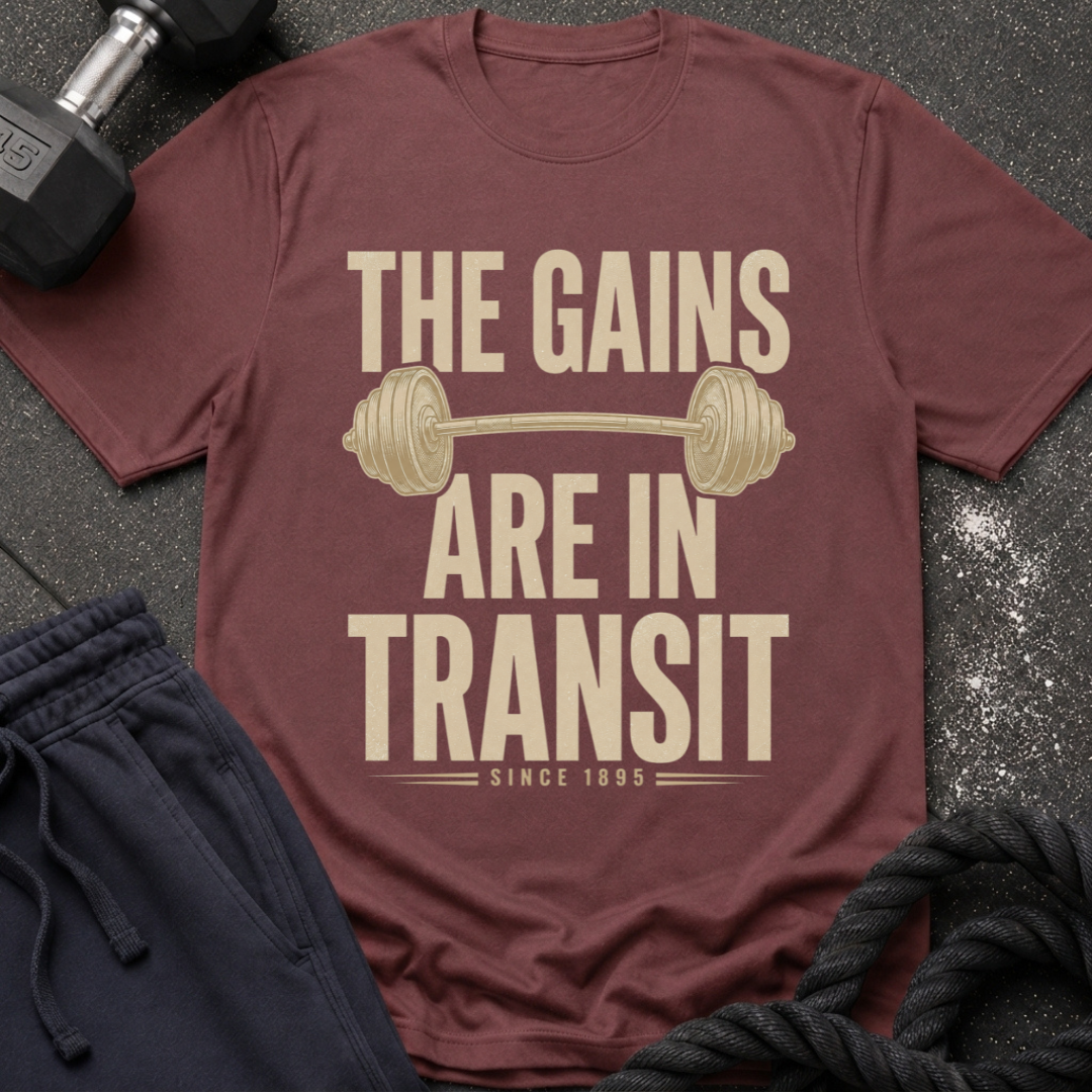 The Gains Are In Transit T-Shirt
