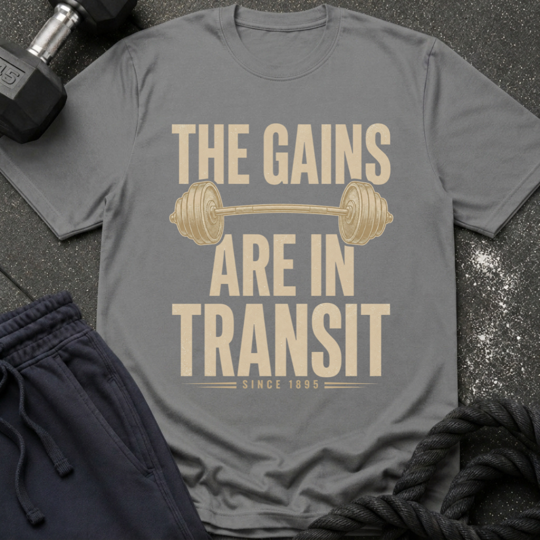 The Gains Are In Transit T-Shirt