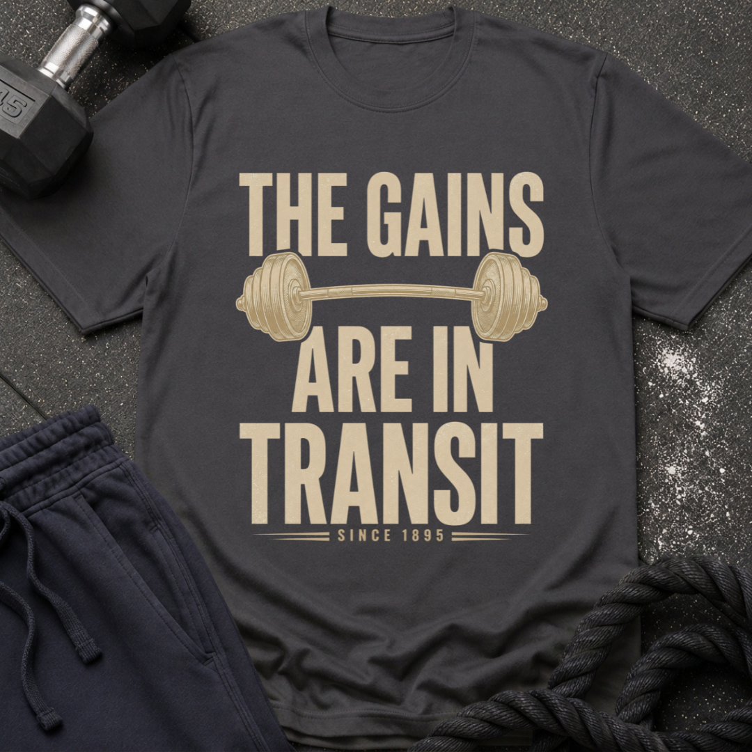 The Gains Are In Transit T-Shirt