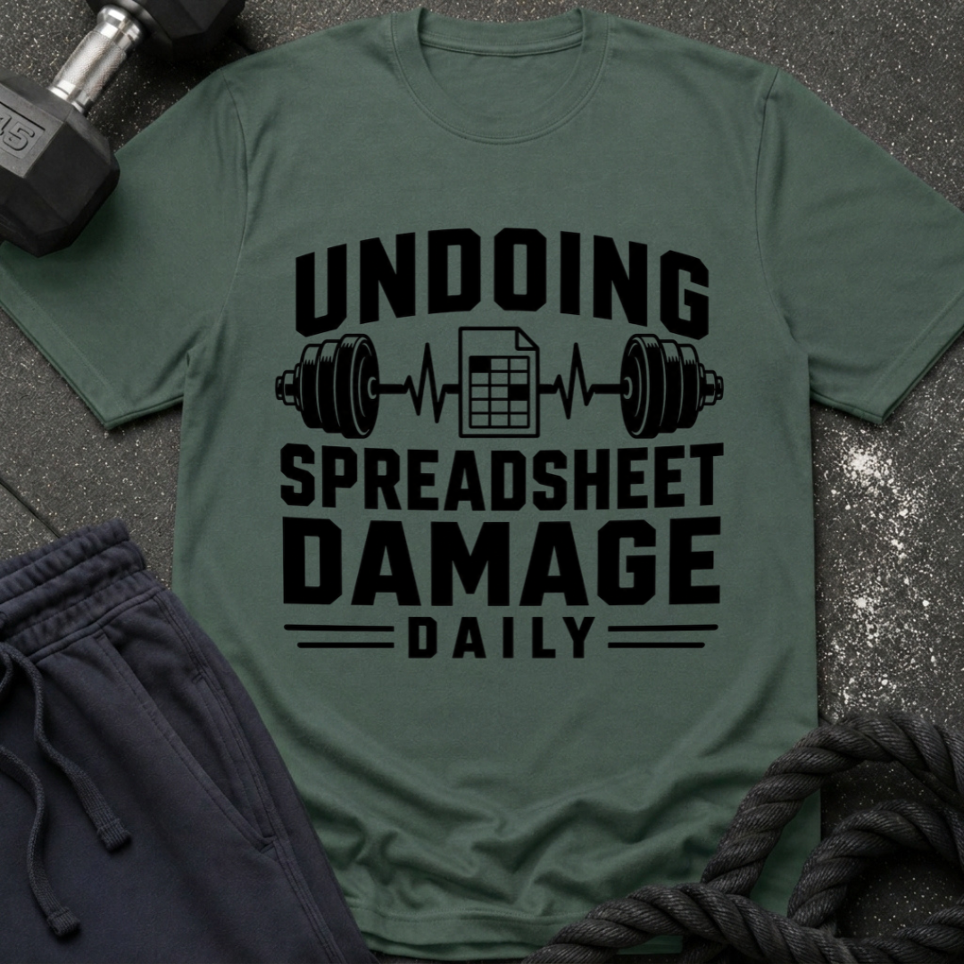 Undoing Spreadsheet Damage T-Shirt