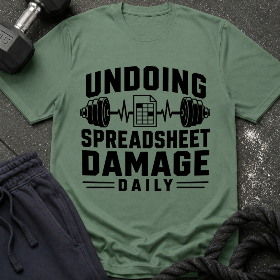 Undoing Spreadsheet Damage T-Shirt