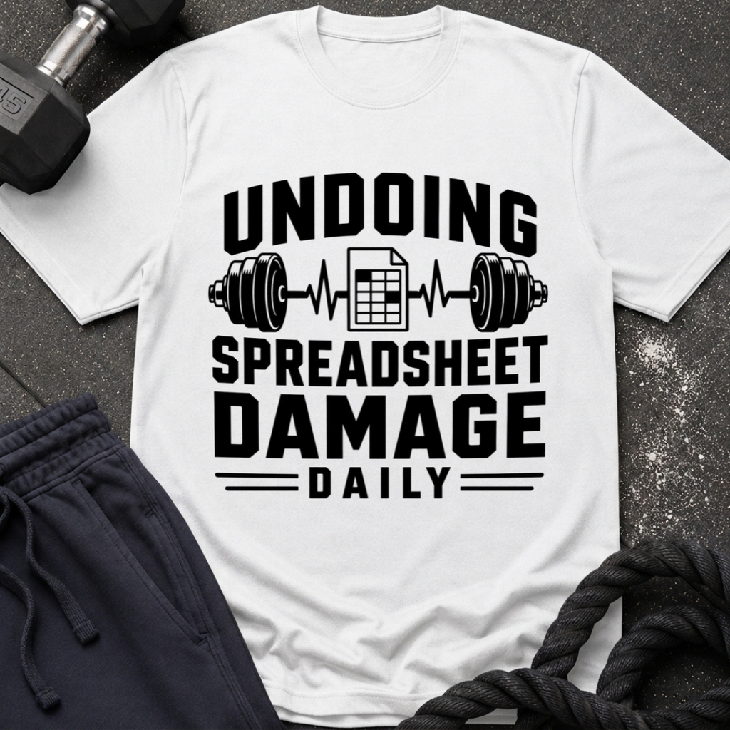 Undoing Spreadsheet Damage T-Shirt